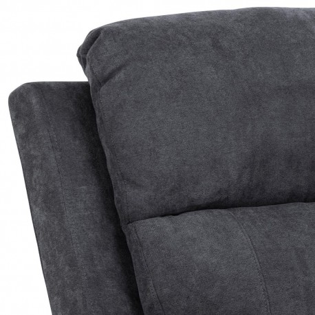 Mora 3 personers Elektrisk recliner Mørkegrå stof