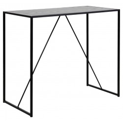 Seaford barbord 120 x 60 cm - Sort