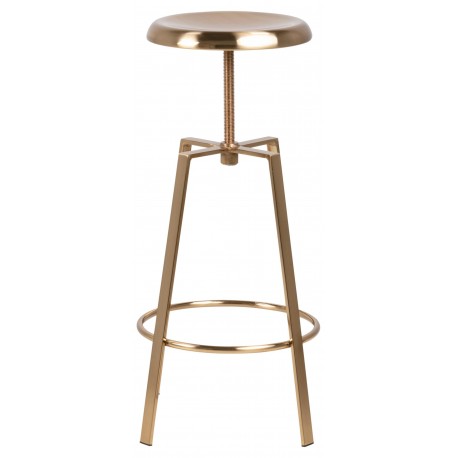 Goose barstol guldfarvet metal