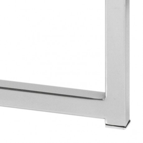 Cross hjørnebord klar glas