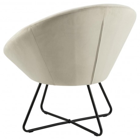 Center lounge stol brun stof