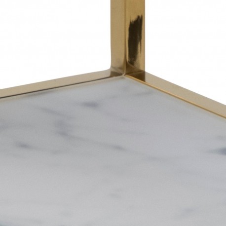 Alisma natbord hvid glas