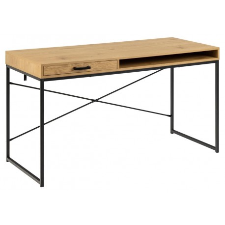 Seaford skrivebord naturlig MDF