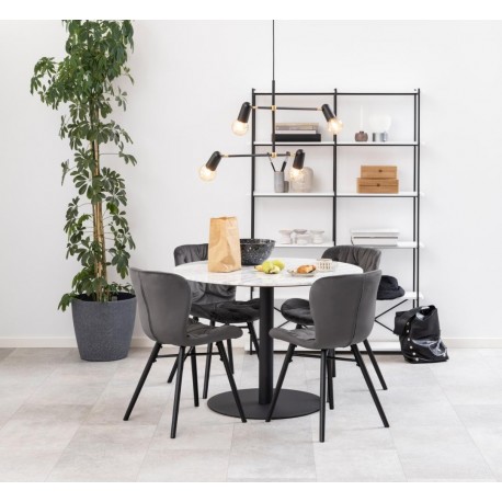 Corby spisebord hvid marmor