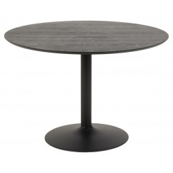 Ibiza spisebord sort Ø110 cm
