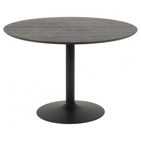 Ibiza spisebord sort Ø110 cm