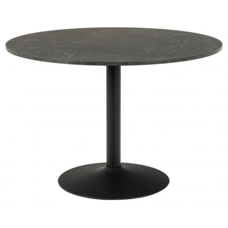 Ibiza spisebord sort Ø110 cm