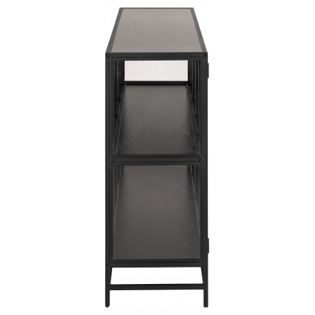 Seaford vitrine sort metal