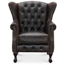 Aberdeen chesterfieldstol Brun