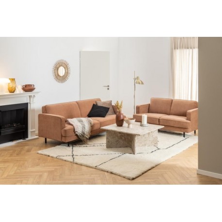 VegaStone Marmor sofabord | Latte lakeret marmor | 90x90 cm