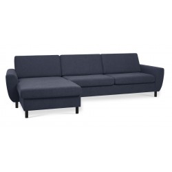 Thomas XL vendbar chaiselongsofa - Austin Blå