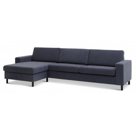 Thomas XL vendbar chaiselongsofa - Austin Blå