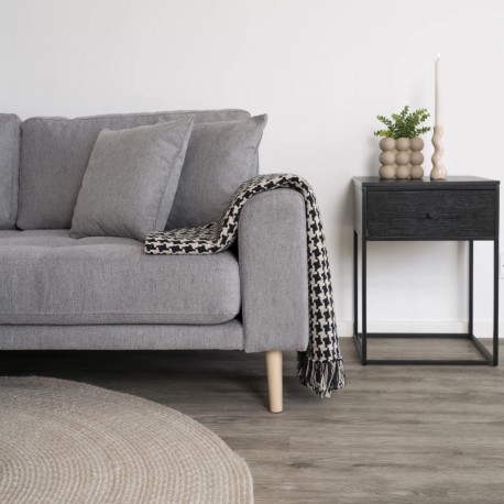 Torino Lounge Sofa lysegrå venstrevendt