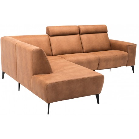 Assens Hjørnesofa Cognac Kentucky Venstrevendt