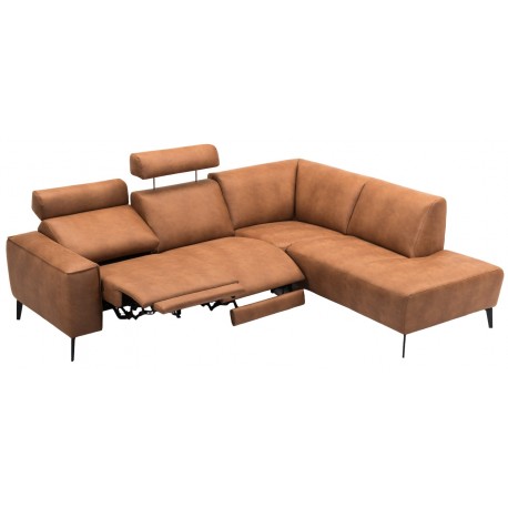 Assens Hjørnesofa Cognac Kentucky Højrevendt