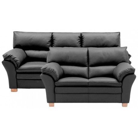 Thisted 2+3 pers sofasæt Sixty læder