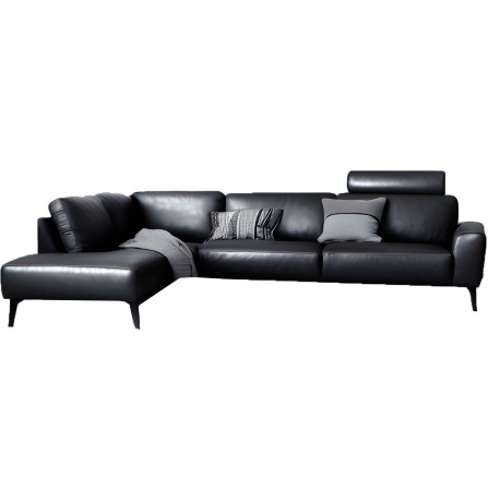 Copenhagen LæderHjørnesofa - Venstrevendt