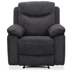 Boston recliner lænestol - grå polyester