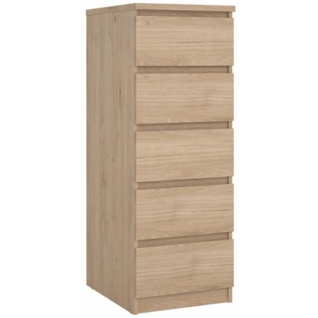 Garda kommode 5 skuffer - Jackson Hickory