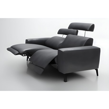 Assens lædersofa - Venstrevendt