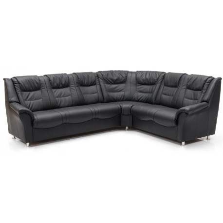 Strib Hjørnesofa grå stof - D23R