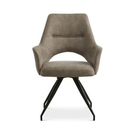 Aya spisebordsstol - Clay Bull microfiber læder