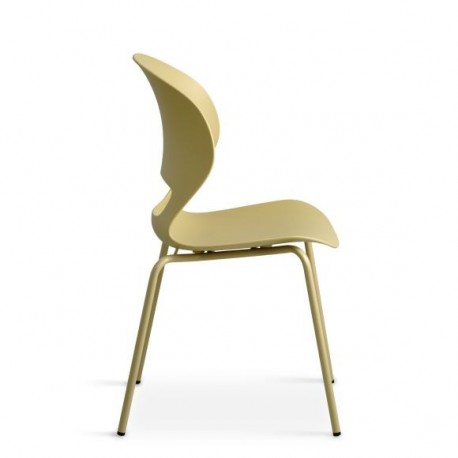 Linea Mustard Spisebordsstol med Mustard Frame stel