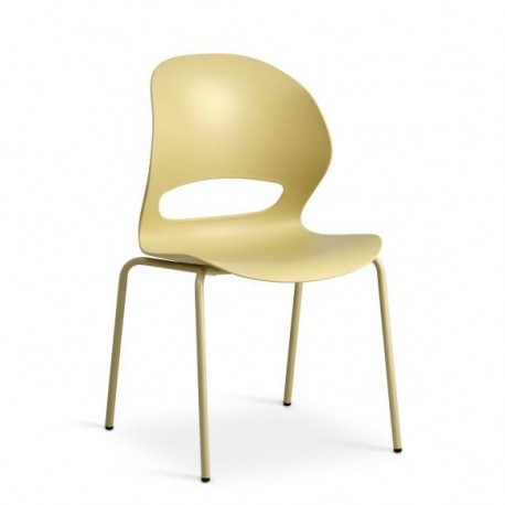 Linea Mustard Spisebordsstol med Mustard Frame stel