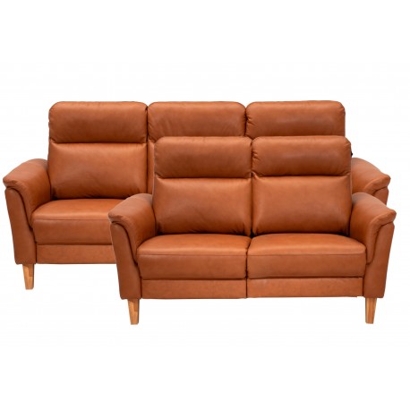 Sæby 3 Pers sofa Cognac