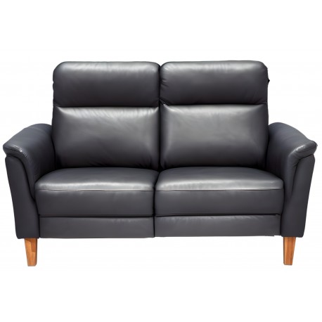 Sæby sofasæt Sort Lædersofa