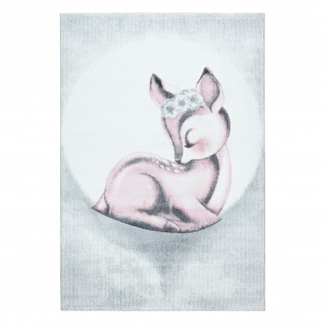 Bambi Børne Tæppeløber Rådyr - Pink