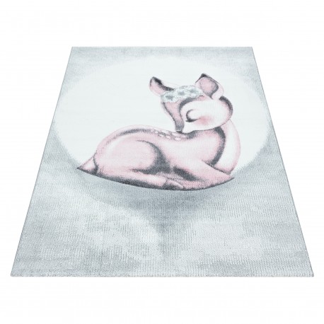 Bambi Børnetæppe Rådyr - Pink