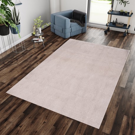 Catwalk Vaskbart tæppe Ensfarvet - Beige