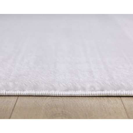 Catwalk Vaskbart tæppe Ensfarvet - Creme