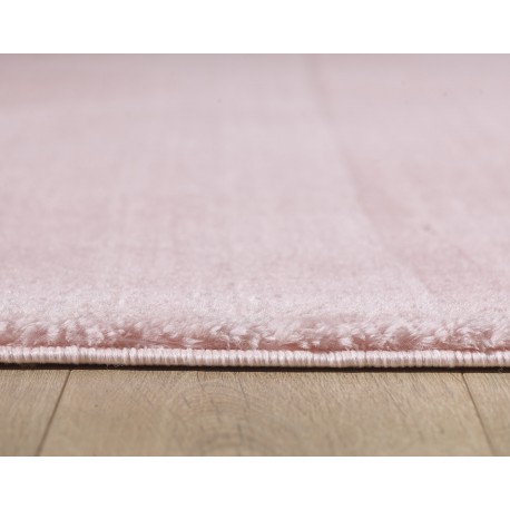 Catwalk Vaskbart tæppe Ensfarvet - Rosa