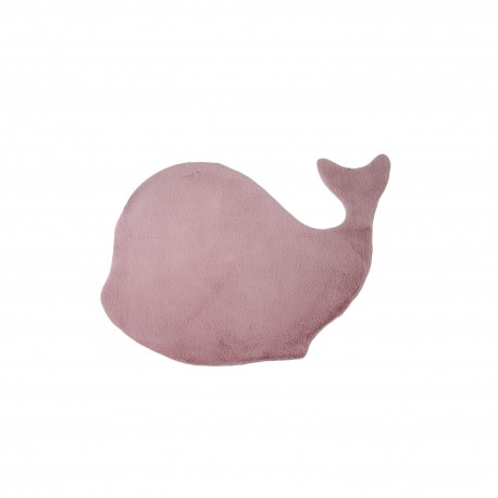 Caty Børnetæppe Hval - Rosa