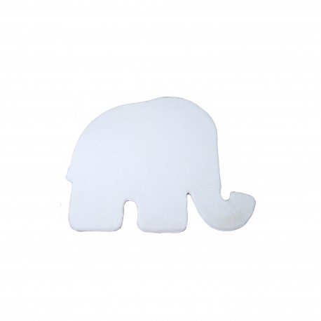 Caty Børnetæppe Elefant - Hvid