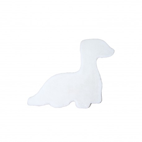 Caty Børnetæppe Dino - Hvid