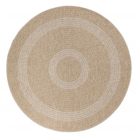 Comilla Rund Udendørs tæppe Vintage - Beige