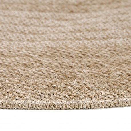 Comilla Rund Udendørs tæppe Vintage - Beige