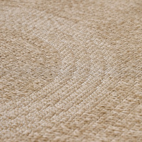 Comilla Rund Udendørs tæppe Vintage - Beige