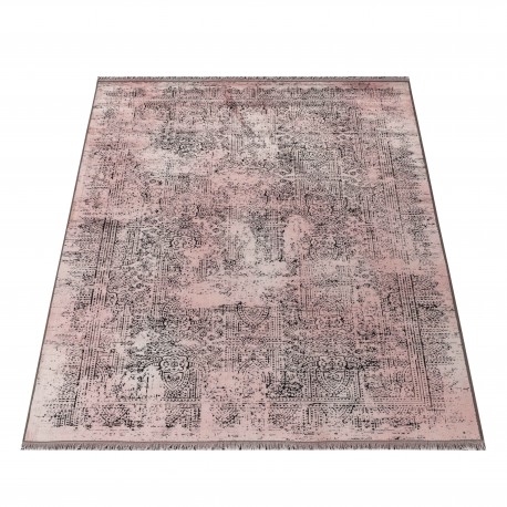 Elite Kortluvet tæppe Vintage - Rosa