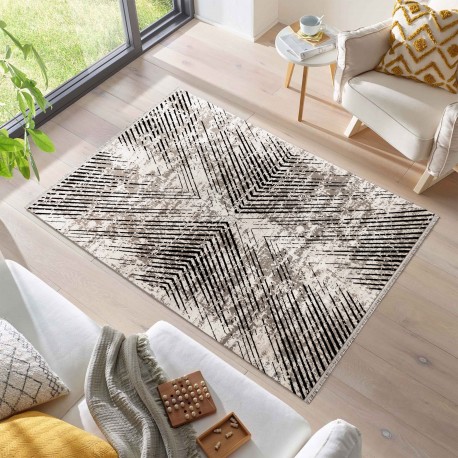 Elite Kortluvet tæppe Vintage - Beige