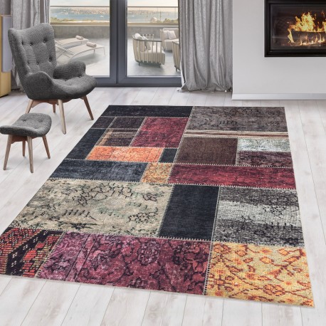 Fiesta Vaskbart tæppe Patchwork - Multi