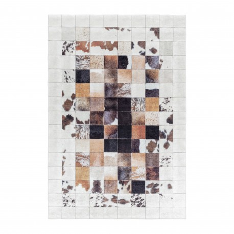 Fiesta Vaskbart tæppe Patchwork - Hvid