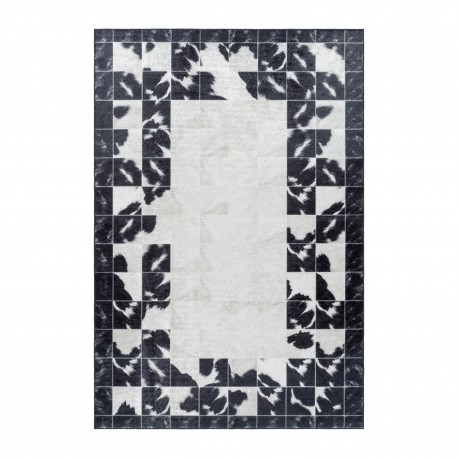 Fiesta Vaskbart tæppe Patchwork - Sort