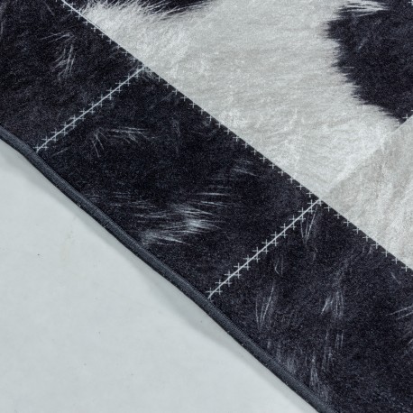 Fiesta Vaskbart tæppe Patchwork - Sort