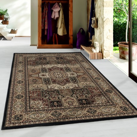 Kashmir Orientalsk tæppe Orientalisk - Sort