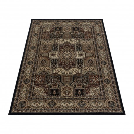 Kashmir Orientalsk tæppe Orientalisk - Sort