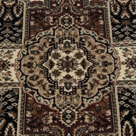 Kashmir Orientalsk tæppe Orientalisk - Sort